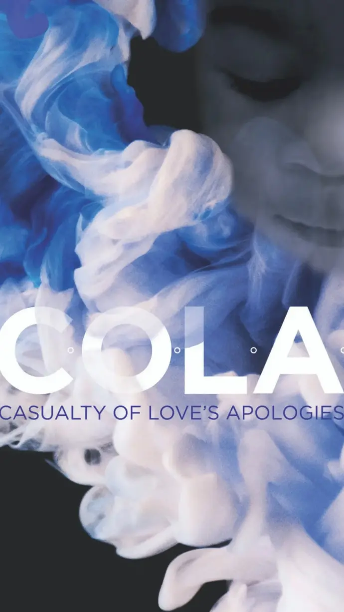 C.O.L.A. book cover by Cola, a memoir exploring love, loss, and lived truth