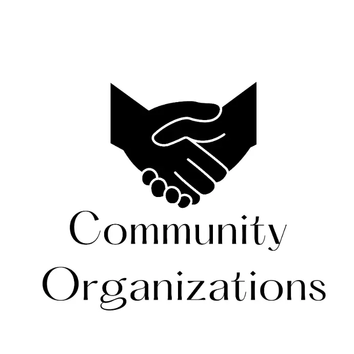 Icon representing partnerships with community organizations for facilitated workshops and healing programs