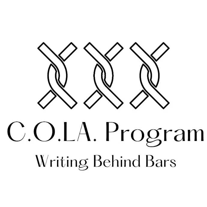 C.O.L.A. Program logo representing the Writing Behind Bars initiative